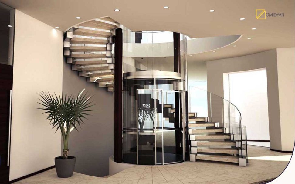 ابعاد آسانسور خانگی بسته به مدل خاص و سازنده آن می‌تواند متفاوت باشد